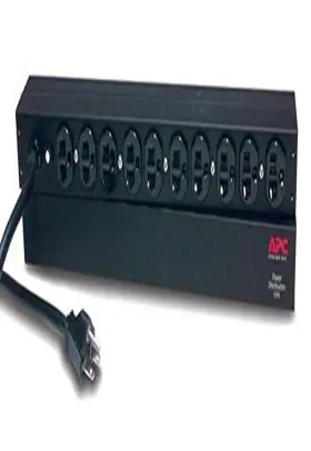 Apc 610373752729 Rack Mount Pdu Basic 100v-120v/20a 10 Outlets 1u Horizontal Rackmount A