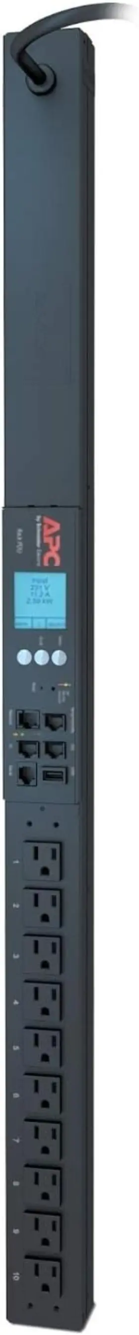 Apc 731304307327 Rack Mount Pdu Metered 100v-120v/15a 16 Outlets 0u Vertical Rackmount