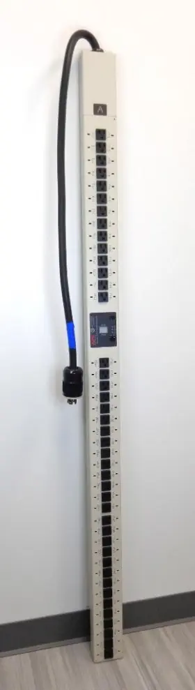 Apc Ap7601 42-outlet 120v Output 208v 3ph Input L21-20p Metered Pdu