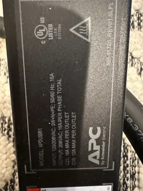 Apc Apdu9981eu3 Rack Pdu 9000 Series 24 Port