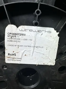 Apc Cp-006072500 Wire Werks Loaded 6f Sc/apc Distribution Module