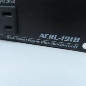 Atlas Sound Acrl-191b Rack Mount Power Distribution Module 8 Plugs