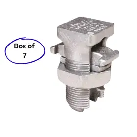 Burndy Ksu31 Split Bolt Connector With Spacer Tin Plated - Box Of 7 New