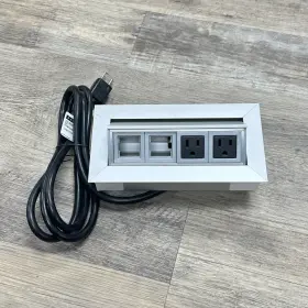 Byrne Be01820-m-2-2-xxx-72 Mho 2-power Outlet And 2 Open Data Port Pop-up Power Module 72 Inch Cord - New