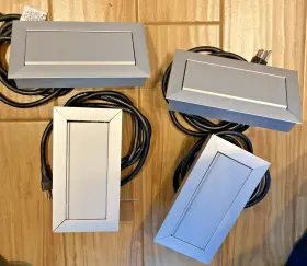 Byrne Ip98003503 Lot Of Four 2-power 2-open Pop Up Power Outlets