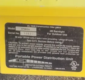 Cep 8706gu Power Distribution Unit