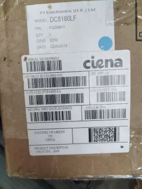 Ciena 154-0002-910 8700 Dc Pdu With A 3500w Breaker Part Number