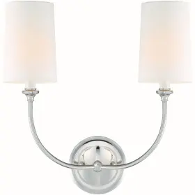 Crystorama Lighting 2242-pn Sylvan - 2 Light Wall Sconce-polished Nickel Finish