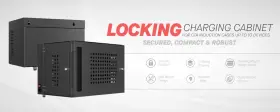 Cta Digital Pow-licc10 Locking Charging Cabinet For Up To 10 Devices