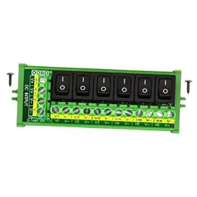 Czh-labs D-1444p Screw Mount 6 Channel Rocker Switch Dc Power