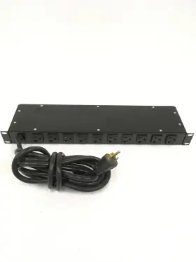 Damac Pd1219fm111 Rack Mount Power Strip 20a-125v With Cord And Ears Works