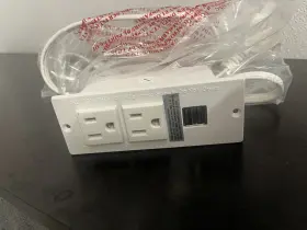 Datang Lights Dt-012 2 Outlet Usb Furniture Power Distribution Unit White