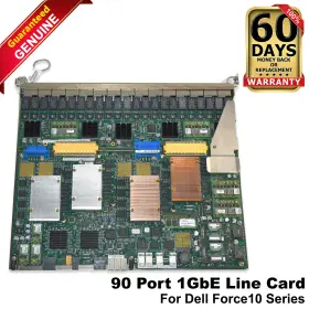 Dell Ryk2f Force10 Lc-eh-ge-90m 90-port 1gbe Mrj21 Line Card E-series Switch