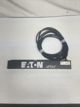 Eaton Eflxl2000rpdu1u Epdu Basic 12-outlets 1.92kw Pdu 12 X Nema 5-20r 120 V Ac 1920 W 1u Eaton Eflxl2000rpdu1u Epdu Basic 12-outlets 1.92kw Pdu 12 X Nema 5-20r 120 V Ac 1920 W 1u