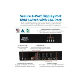 Eaton Electrical B002-dp2ac4-n4 - Tripp Lite Series Secure Kvm Switch