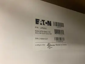 Eaton Epbz83 Lot Of 7 - Epdu Basic 12a Rack Pdu
