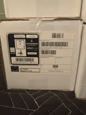 Emerson Liebert Mpxbrm-nbbd6n12 New Receptacle Management 6 Outlet Power Control Unit Sheetf/c13