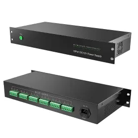 Ens Cp-1.5u 18ch Cctv Power Supply 12v 1.5u 20a Surge Protected For Dvr/nvr Cameras