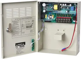 Eversecu Es-1209-10a-b 9 Channel 12v 5amp Dc Metal Boxed Cabinet Regulated Ups Power Supply Un