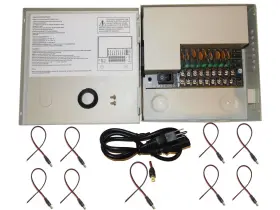 Evertech 721577524668 8 Channel Port 12v Dc 5 Amp Amper With Ptc Fuse Distributed Power Supply Box