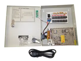 Evertech 796762326648 8 Channel 9 Port Power Box 12v Dc 5a Ampere Cctv Dvr Supply Switch