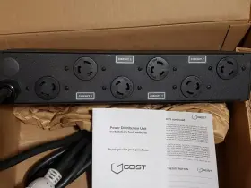 Geist 11112 11112vh Basic 2xprc060-103l20tl6 2u Rack 24 Amp 208v 4.9kw Output Pdu 6x L60-20r
