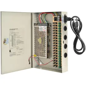 Guanghuifeng 716841010558 Cctv Power Supply Box 18 Channel 12v 10a Lockable Metal Distribution W