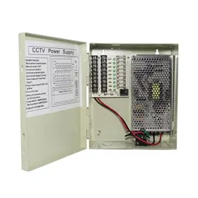 Installercctv 4330213707 9 Outputs 12 Amp 12v Dc Cctv Distribution Power Supply Box For Ul Listed