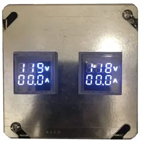 Irblaster.info 641243319407 Dual Current/voltage Meter Panel For Generator Power Monitoring