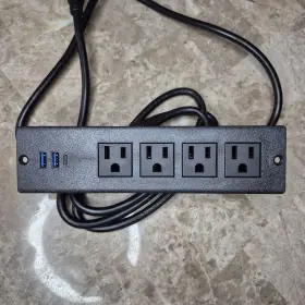 Jenson Enterprise Jn03-03-24tr Furniture Power Distribution Unit With Usb Ports