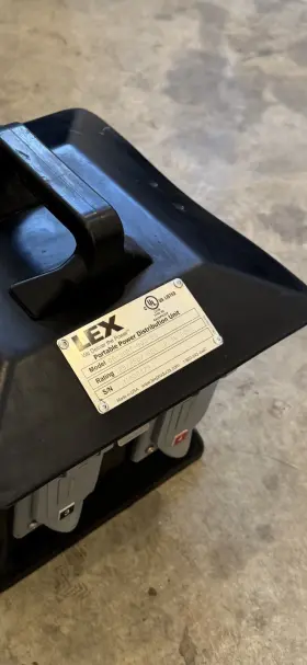 Lex 08-50nf-800-53 Portible Power Distribution Unit Mod.#08-50nf-800-53 With Cables Great Shape