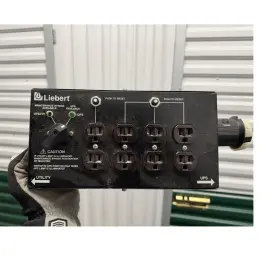 Liebert Mp130a Micro Pod Maintenance Bypass Pdu 120vac 24a 8-outlets