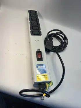 Lms Data Pdu-6ws-h-uk-iec20 6 Way 16a Iec C19 Sockets Double Pole Circuit Breaker C20 Plug Pdu