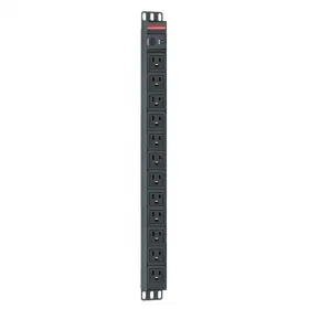 Maruson Technology Pdu-v1512 - 12-outlet Basic 0u Pdu With Circuit Breaker