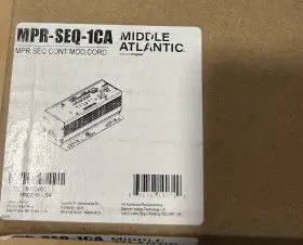 Middle Atlantic Products Mpr-seq-1ca Sequence Control Module Corded New