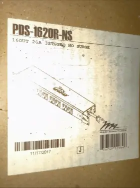 Middle Atlantic Products Pds-1620r-ns 20a 20 Amp Rack Mounted Power Distribution New