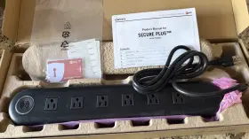 Mobile Technologies 165-00471 Power Strip With Alarm Buzzer 6 Outlet Usa Made Brand New