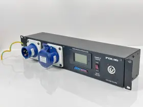 Penn Elcom Pdu16 2u 16amp Rack Mount Pdu 16 With Power Monitor Pair Of C-form Sockets