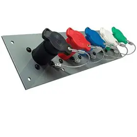 Power Assemblies Pnl05acdbe90dsmcl 5 Position Cam Lock Panel 400 Amp 3 Phase 120/208v Male