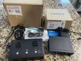 Proxicast Uis-722b Msnswitch Internet Enabled Ip Remote Power With Reboot And Linksys 5-port Switch