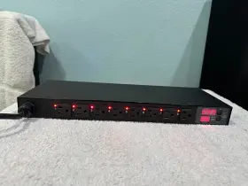 Raritan Dpcr8-15 1u 2m 5-15p 5-15r 8w/ 12a-8 Outlets Intelligent Control Power