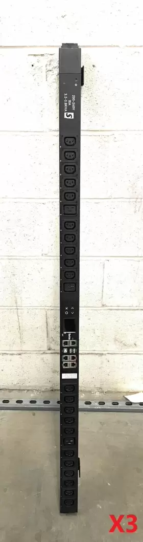 Raritan Px3-5485cv Lot Of 3 Power Distribution Unit Rack 208-240v 20a Tested