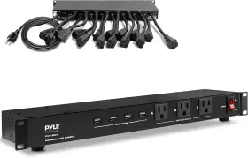 Soufv Pco865 Pyle 19 Outlet 1u Inch Rackmount Pdu Power Distribution Supply Center Conditioner
