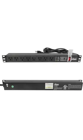 Tecmojo 13110802 1u Rack Mount 8 Outlet Power Distributor Unit