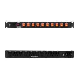 Thepoestore 759126083052 1u Pdu Network Rackmount With Surge Protector Horizontal Rack Power Strip S