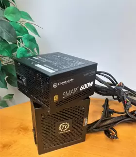 Thermaltake Ttp-0600nnfag Lot Of 2 - Smart 600w 80 Atx Power Supply Psu Sp-600ah2ncg