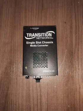 Transition Networks Mmcr01na Cpsmc0100-2xx Single Slot Chassis Media Converter