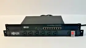 Tripp Lite Ib6464 1u Rackmount 12 Outlet Pdu 8-port Gigabit Poe Switch 10/100/1000