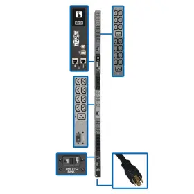 Tripp Lite Pdu3evn10l2130b - Eaton 10kw 200-240v 3ph Monitored Pdu Lx