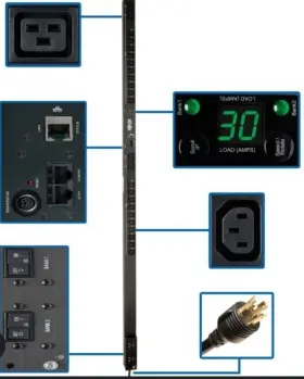 Tripp Lite Pdumv30hvnet Tripp-lite 208/230v Outlets 10ft Cord Single-phase Switched Pdu Tripp Lite Pdumv30hvnet Tripp-lite 208/230v Outlets 10ft Cord Single-phase Switched Pdu